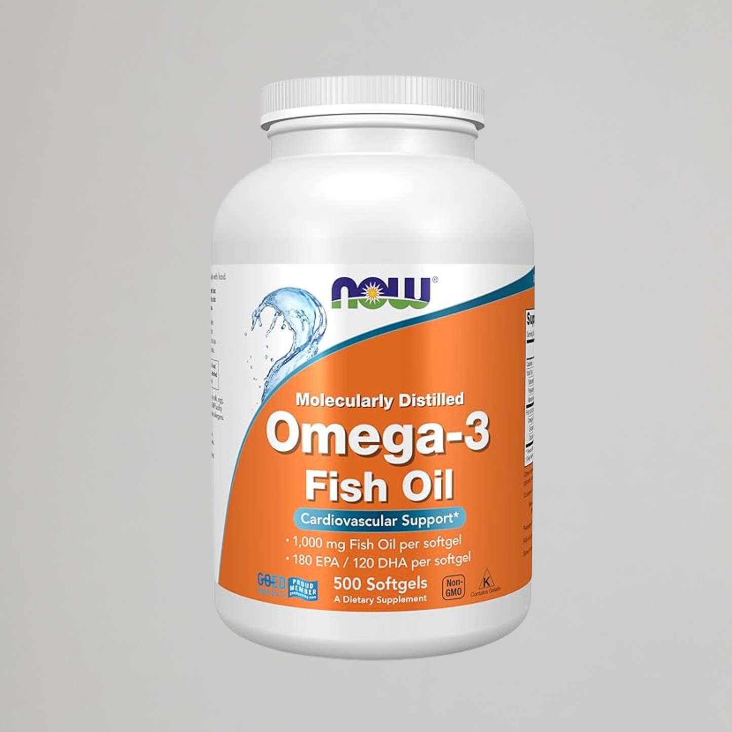 NOW FOODS OMEGA-3, FISH OIL -500 SOFTGELS
