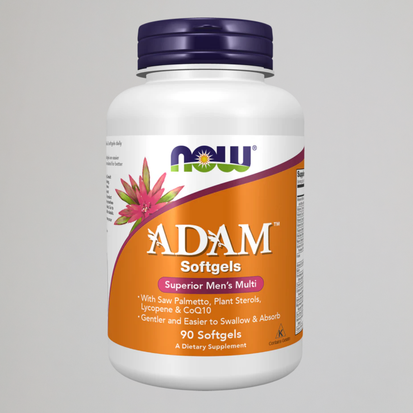 NOW FOODS , ADAM™ MEN'S MULTIPLE VITAMIN , 90 SOFTGELS