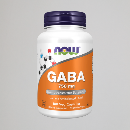 NOW FOODS, GABA 750 mg Veg Capsules