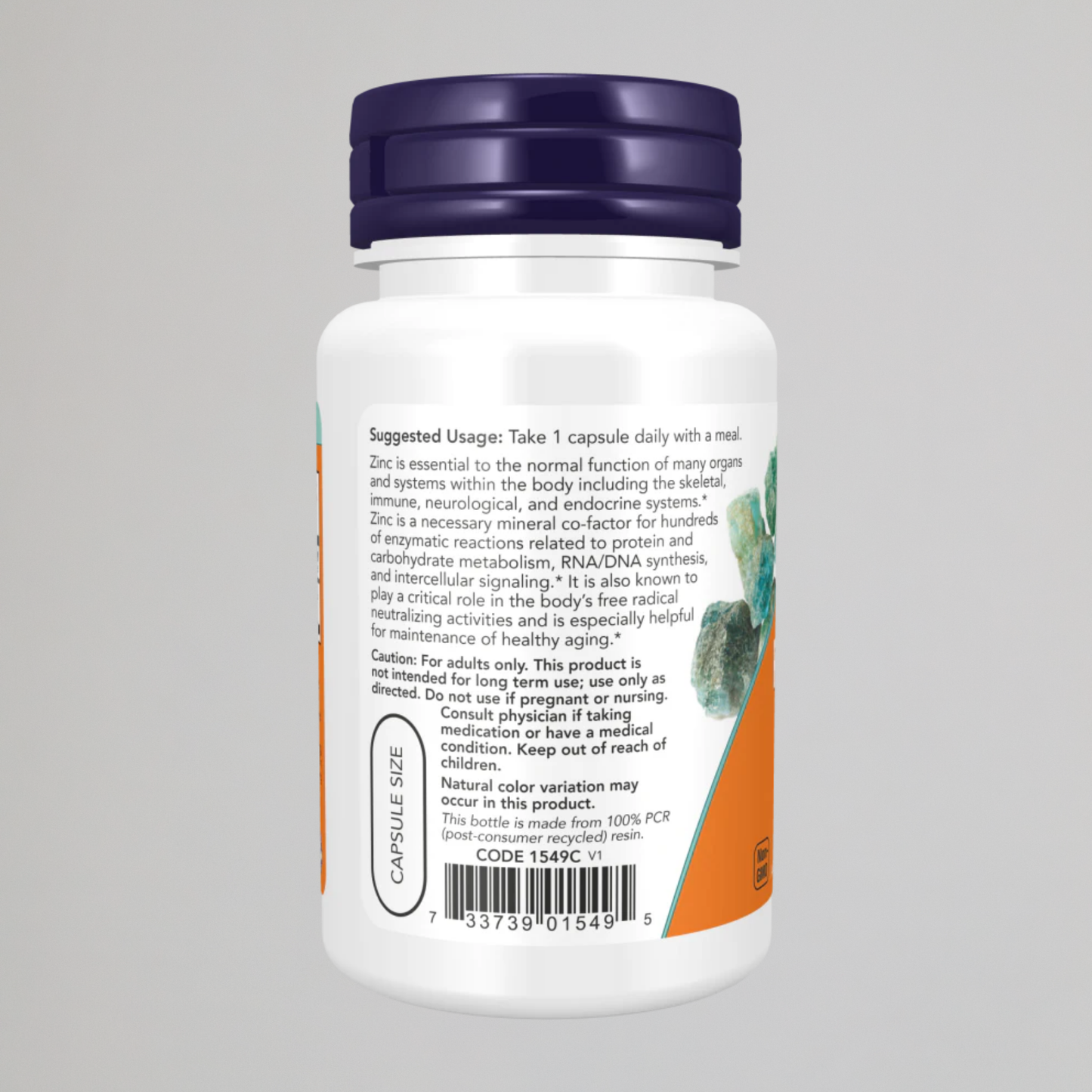 NOW FOODS , Zinc Picolinate 50 mg , 120 Veg Capsules