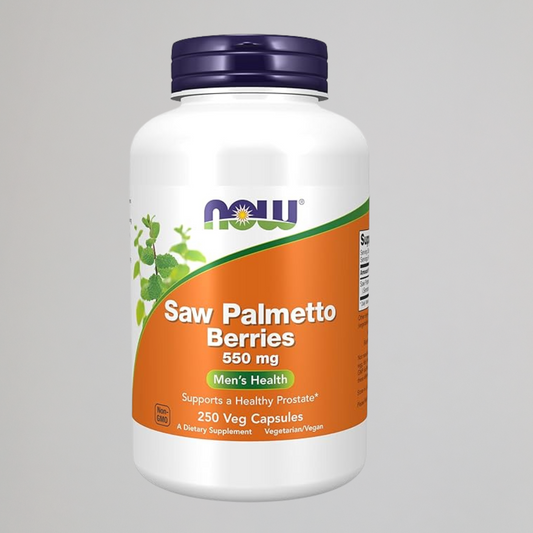 NOW Foods Saw Palmetto Berry 550mg, 250 Vcaps