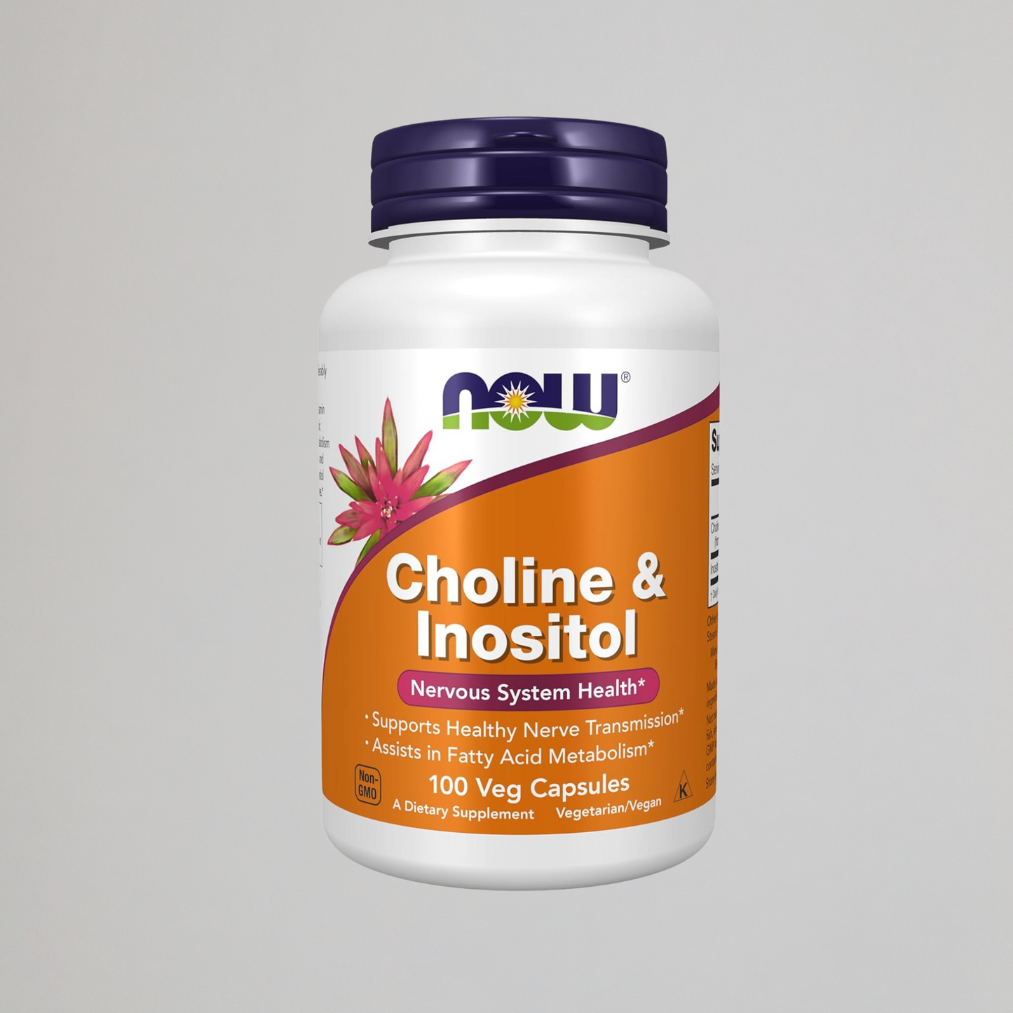 NOW Foods Supplements, Choline & Inositol 500 mg, 100 Capsules