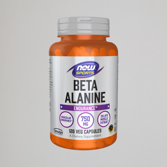 NOW SPORTS , Beta-Alanine 750 mg, 120 Veg Capsules