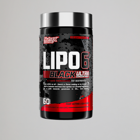 NUTREX, LIPO-6 BLACK UC THE ULTIMATE THERMOGENIC FAT BURNER, 60 CAPS
