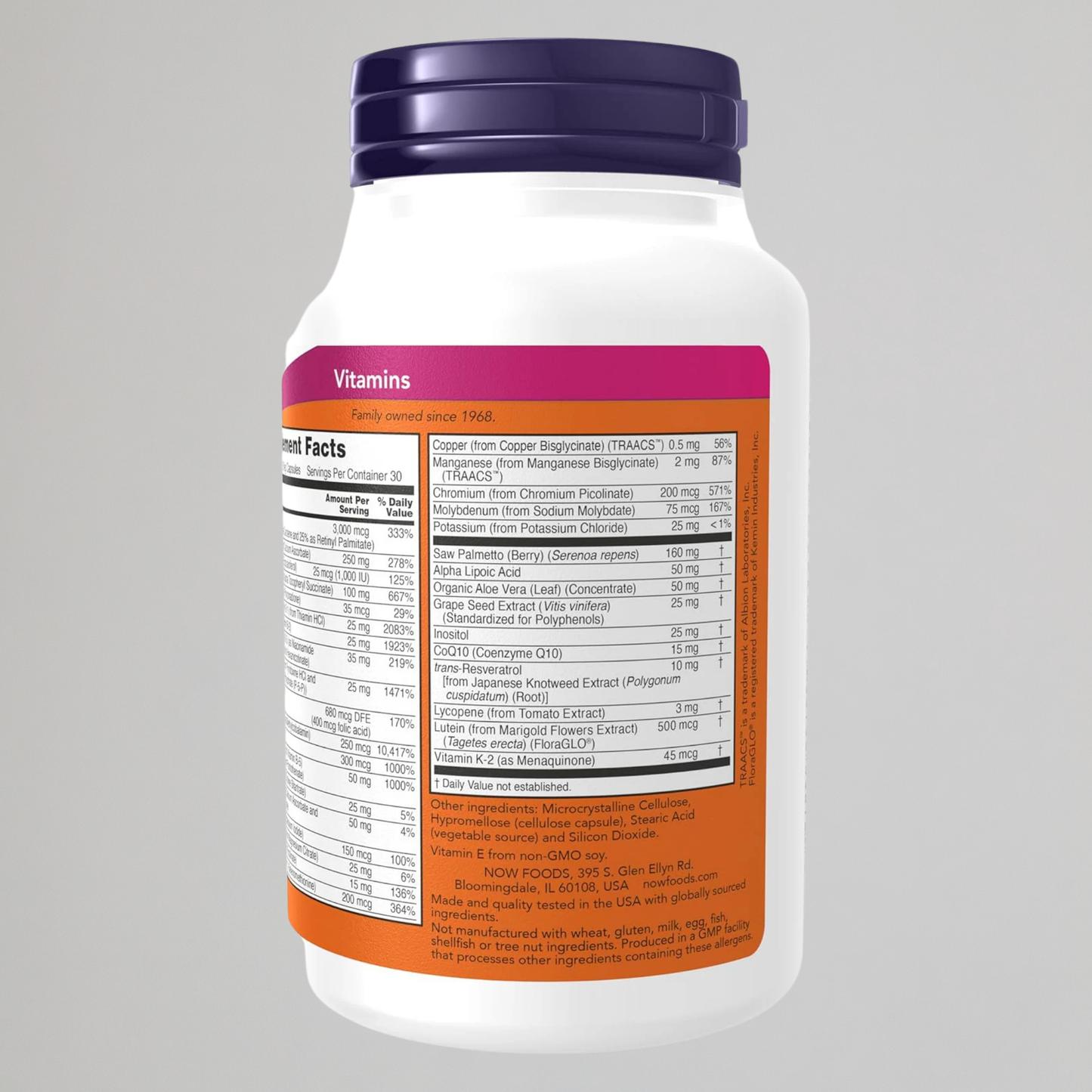 Now Foods ADAM Superior Mens Multiple Vitamin 90 vcaps