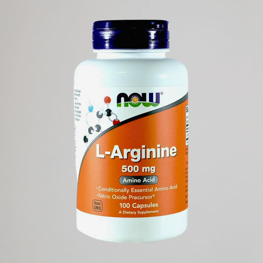 Now Foods Arginine 500mg, 100 Capsules