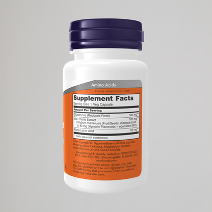 Now Foods Glutathione  500mg, 60 cap