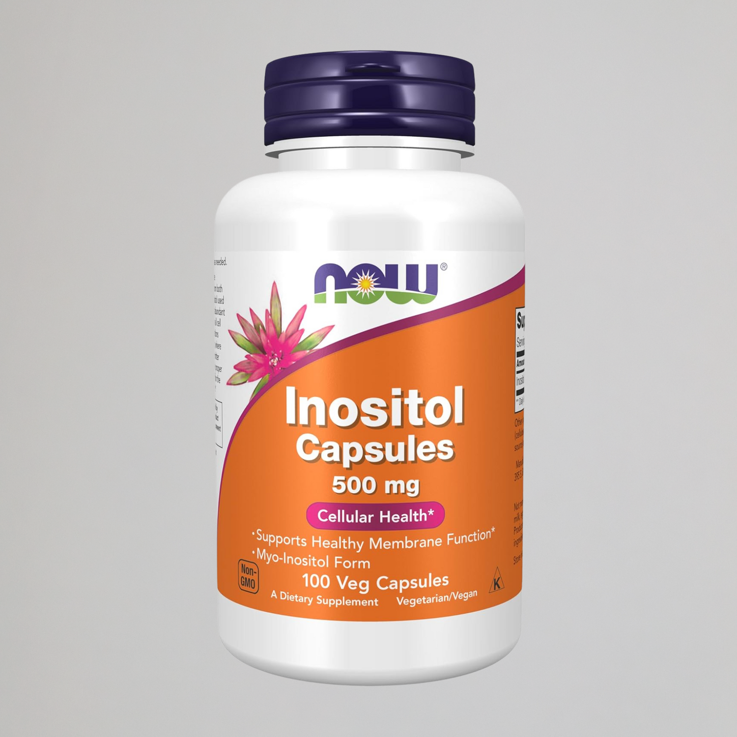 Now Foods, Inositol Capsules, 500 mg, 100 Capsules