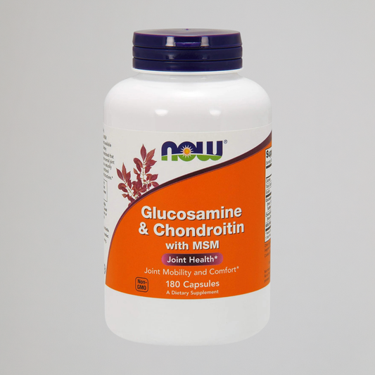 Now Glucosamine & Chondroitin with MSM - 180 Veg Capsules
