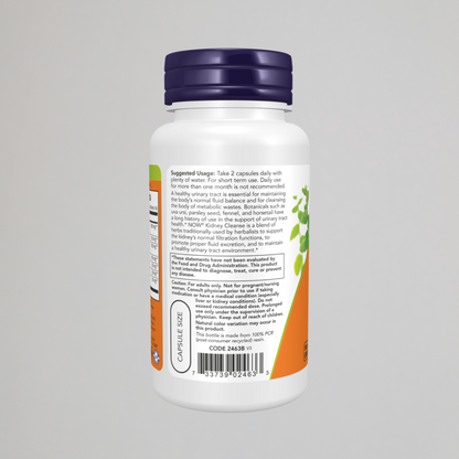 NOW Foods Supplements, Kidney Cleanse , 90 Veg Capsules