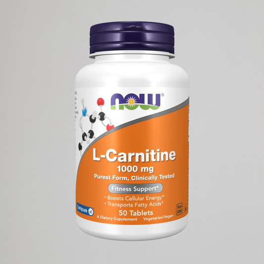 Now L-Carnitine 1000 mg 50 Tablets