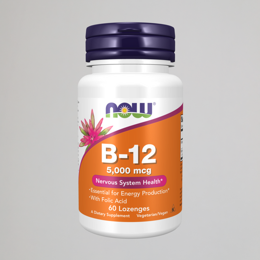 Now Vitamin B-12 5000 mcg 60 Lozenges