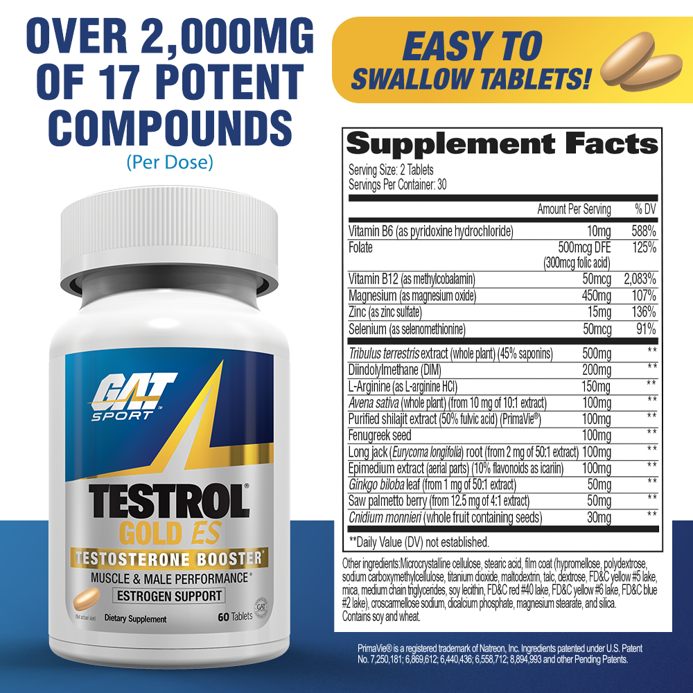 GAT SPORTS TESTROL GOLD ES