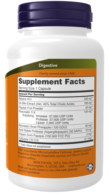 now foods super enzyme, 90 cap