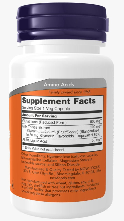 Now Foods Glutathione  500mg, 60 cap