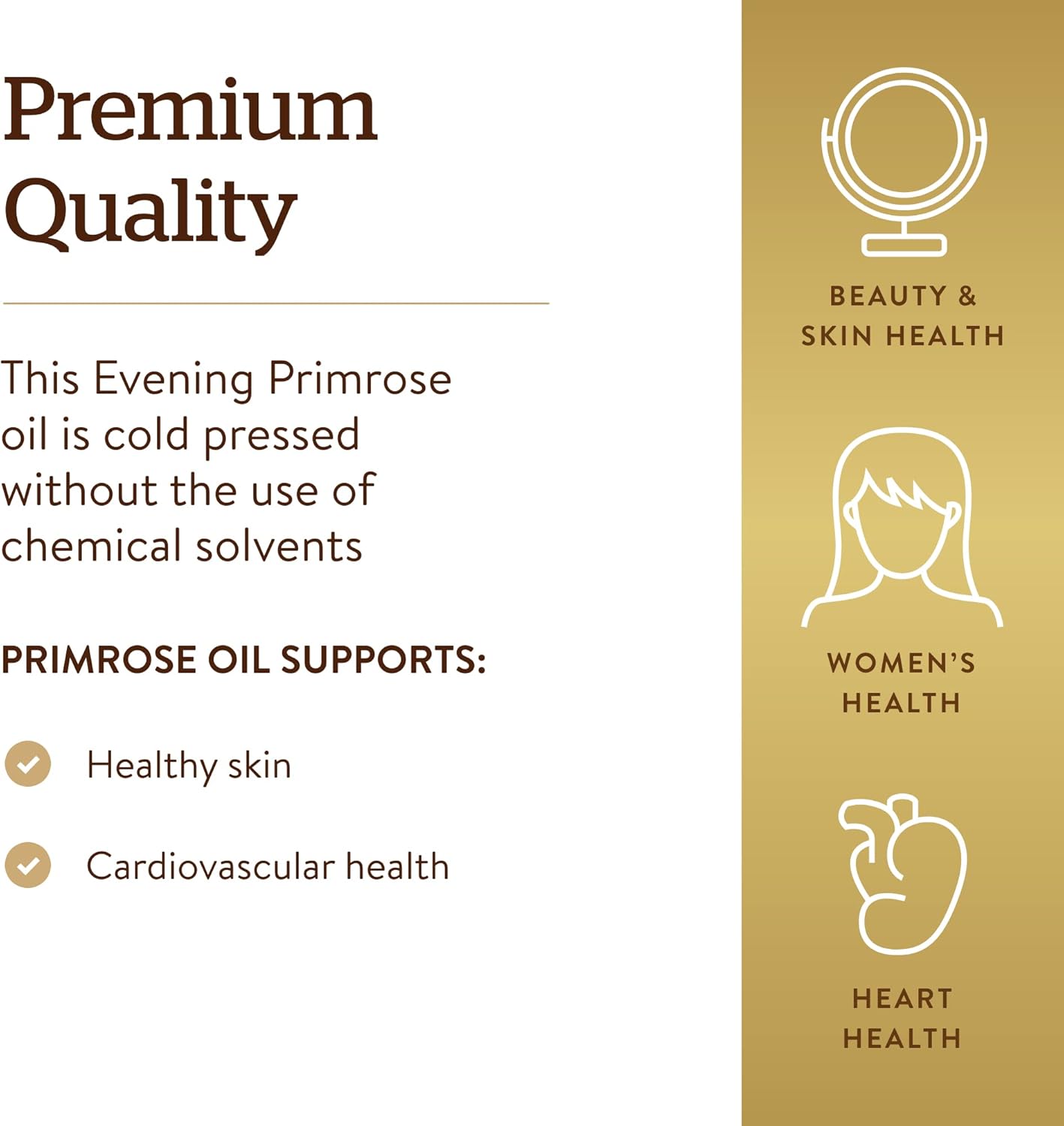 Solgar Evening Primrose Oil 500 mg, 180 Softgels