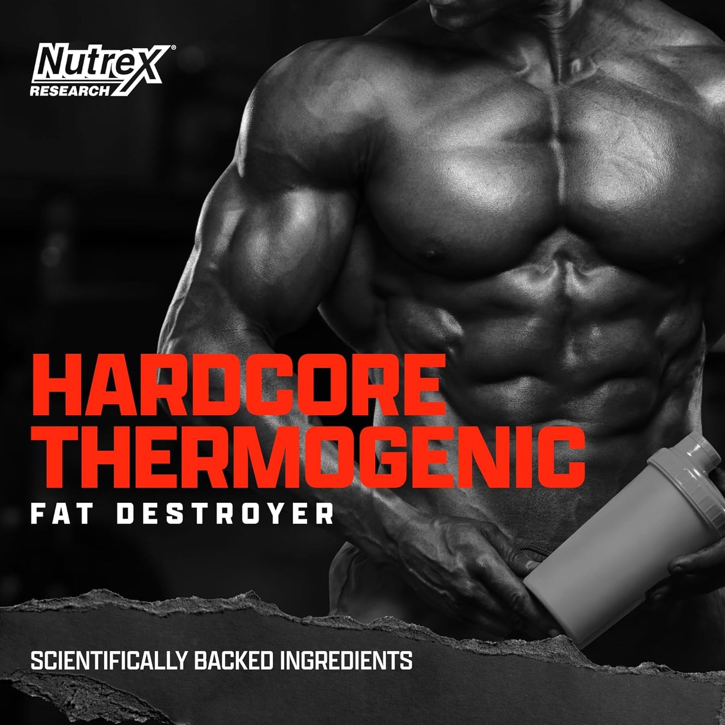 Nutrex Research Lipo-6 Hardcore Supplement, Supports Metabolism & Energy, Dietary Capsules – 60 Capsules