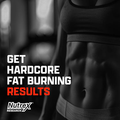 Nutrex Research Lipo-6 Hardcore Supplement, Supports Metabolism & Energy, Dietary Capsules – 60 Capsules