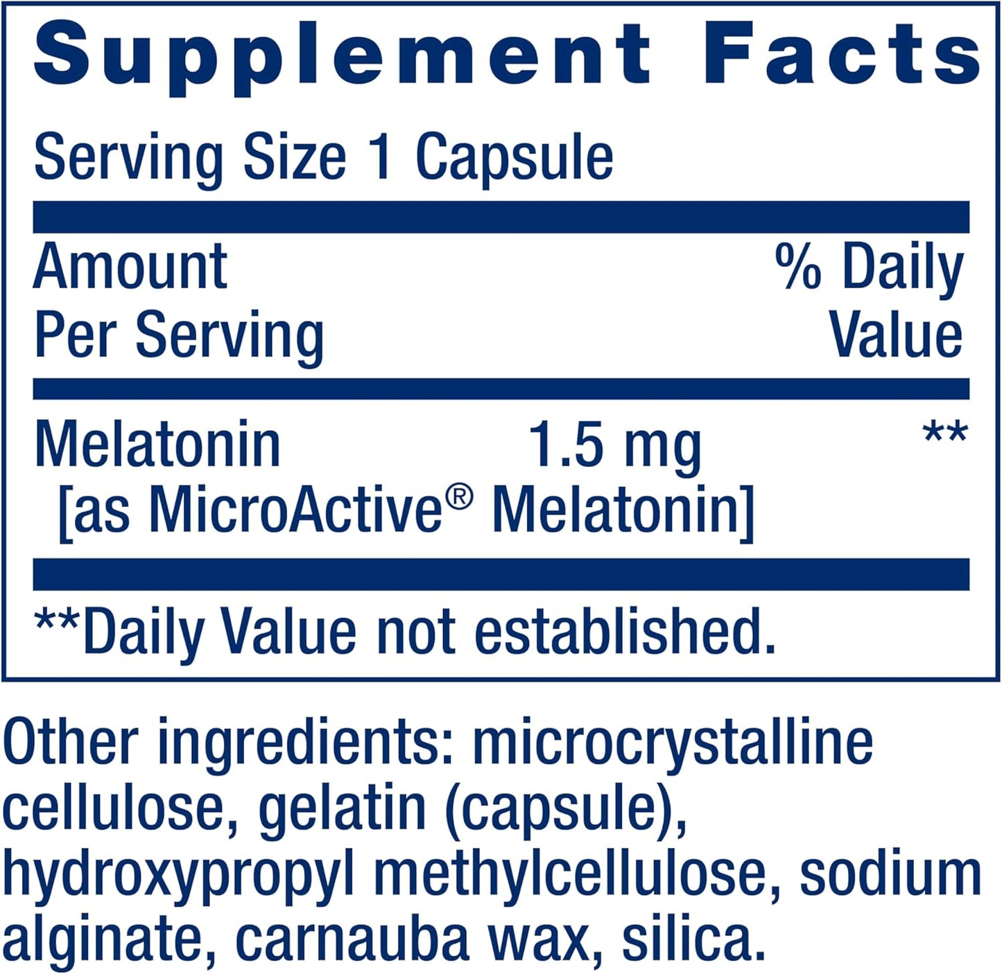 Life Extension Melatonin IR/XR, 1.5 mg - 60 veg Capsules