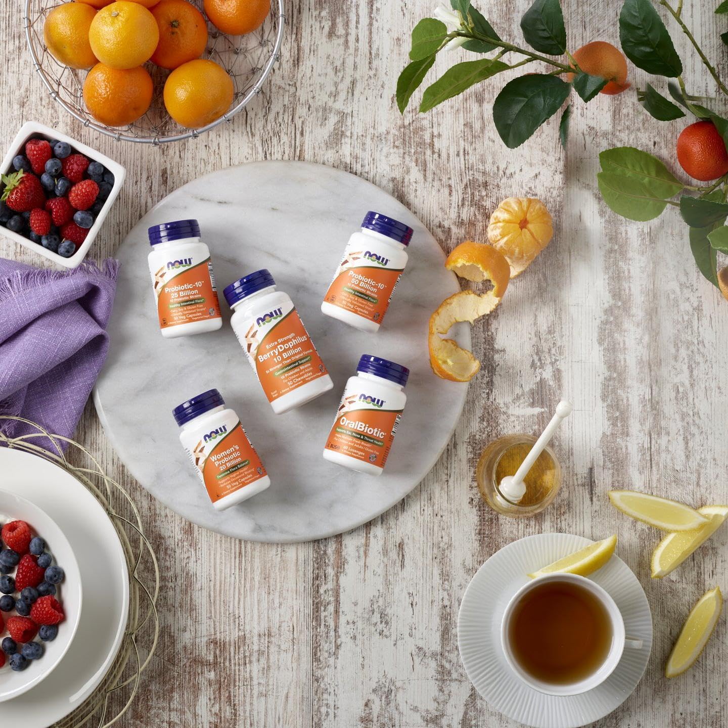 NOW Foods Supplements, Probiotic-10™, 25 Billion, with 10 Probiotic Strains-, 50 Veg Capsules